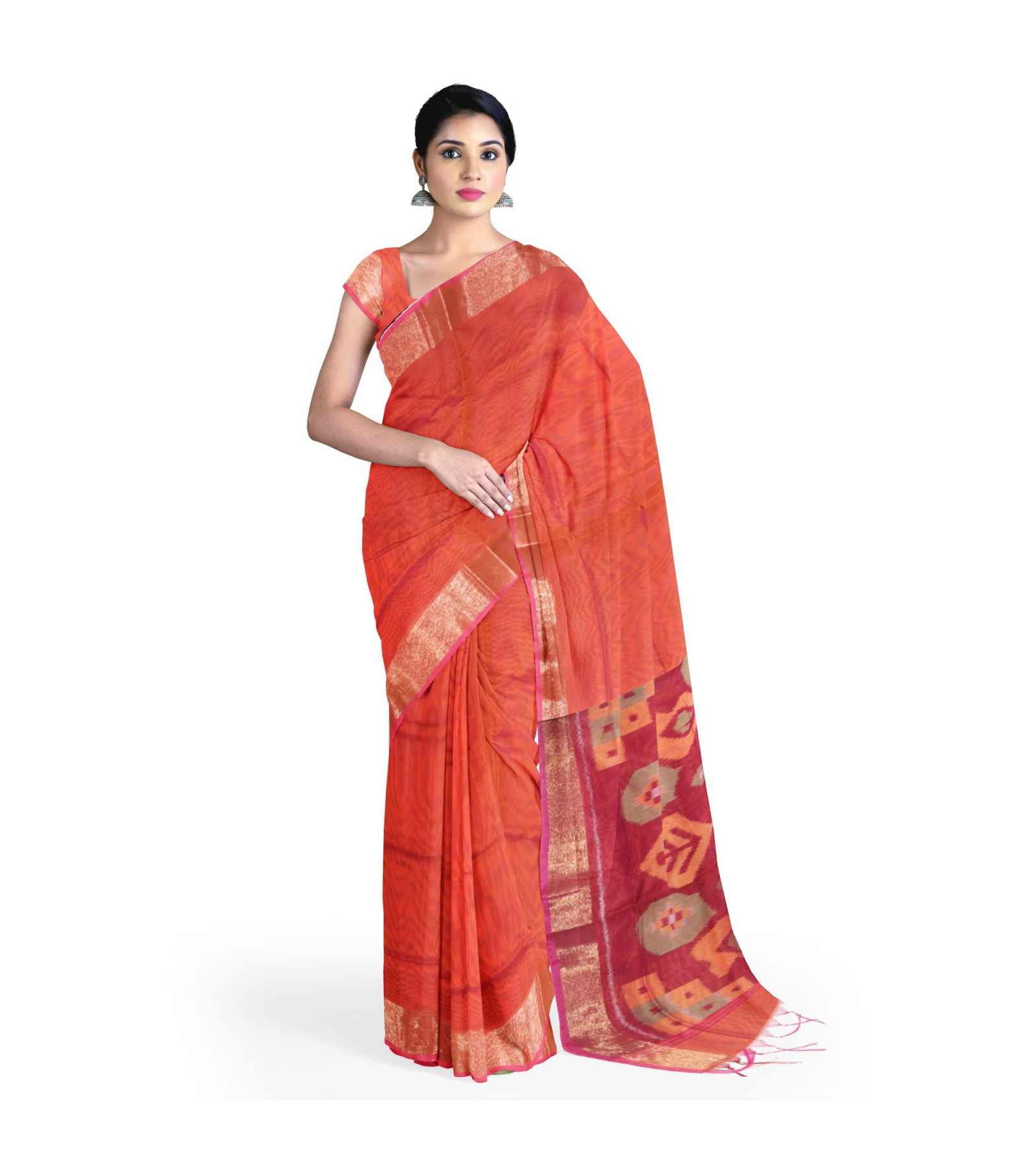 Exclusive Kovai cotton Kora Saree